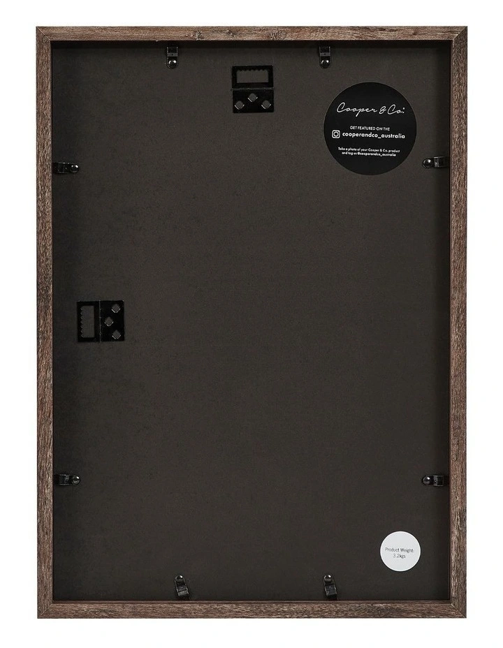 29.7cmx42 Matt to 21x29.7cm Rustic Wooden Photo Frame x2 in Natural image 6