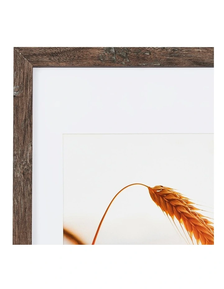 60x90cm Matt to 50x70cm Rustic Wooden Photo Frame in Natural image 6