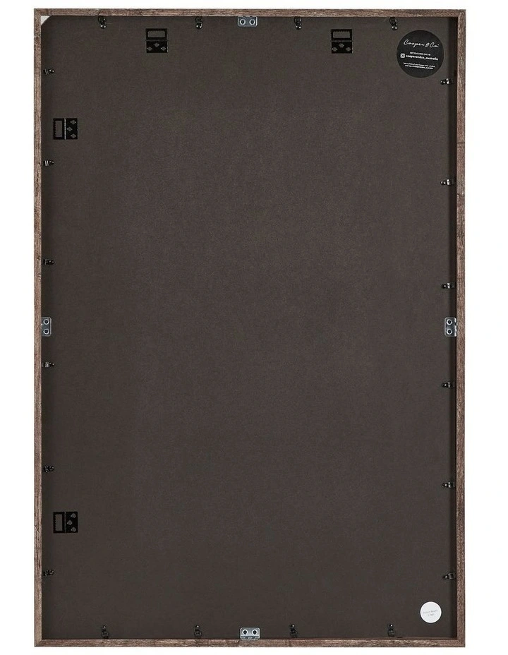 60x90cm Matt to 50x70cm Rustic Wooden Photo Frame in Natural image 7