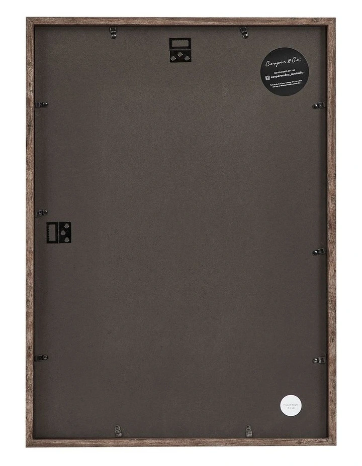 42x59.4cm Matt to 29.7x42cm Rustic Wooden Photo Frame in Natural image 7