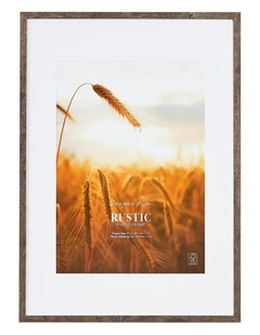 59.4x84.1cm Matt to 42x59.4cm Rustic Wooden Photo Frame in Natural
