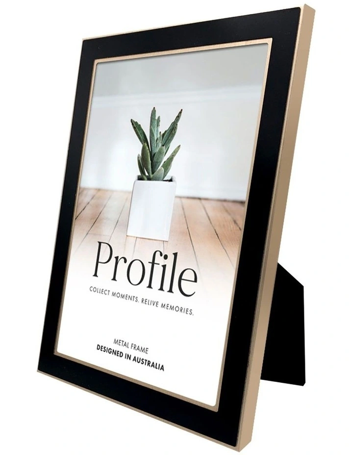 Eternal Solid Metal Photo Frame 4x6 inch 3 Pack in Black image 2