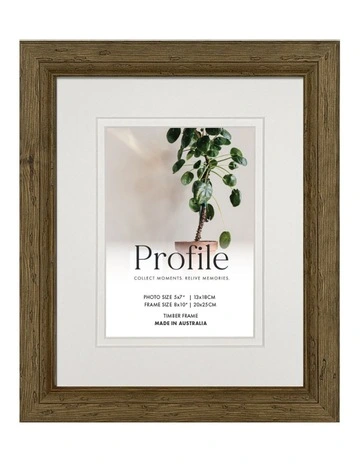 Australian Made Oberon Baltic Distressed Timber Photo Frame 8x10"/5x7"