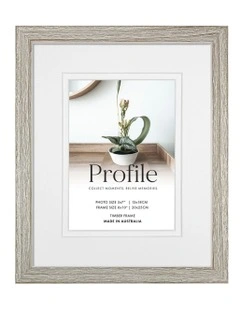 Wood Timber Photo Frame 8x10/5x7 in White