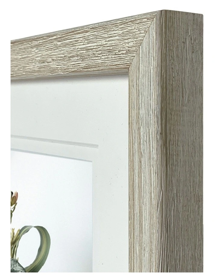 Wood Timber Photo Frame 10x12/6x8 in White image 3