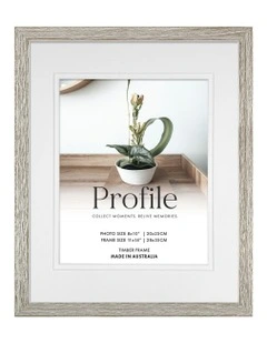 Wood Timber Photo Frame 11x14/8x10 in White