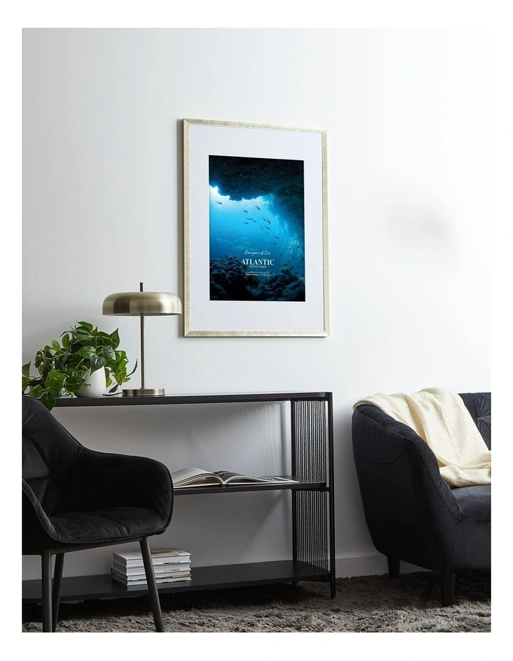 A1 Mat to A2 Atlantic Metal Photo Frame in Champagne Gold image 4