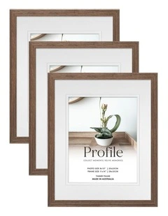 Australian Made Timber Photo Frame 11x14 8x10 3 Pack in Chestnut
