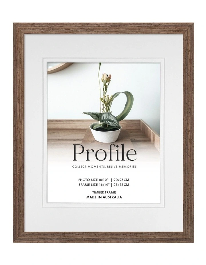 Australian Made Timber Photo Frame 11x14 8x10 3 Pack in Chestnut image 3