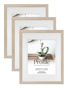 Timber Photo Frame 11x14/8x10 3 Pack in Polar Birch
