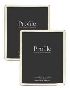 Heirloom Beaded Metal Photo Frame 8x10 Inch 2 Pack in White