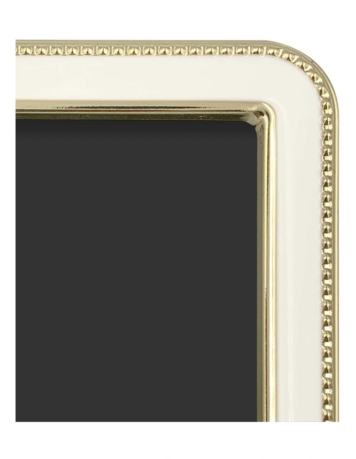 Heirloom Beaded Metal Photo Frame 8x10 Inch 2 Pack in White image 5