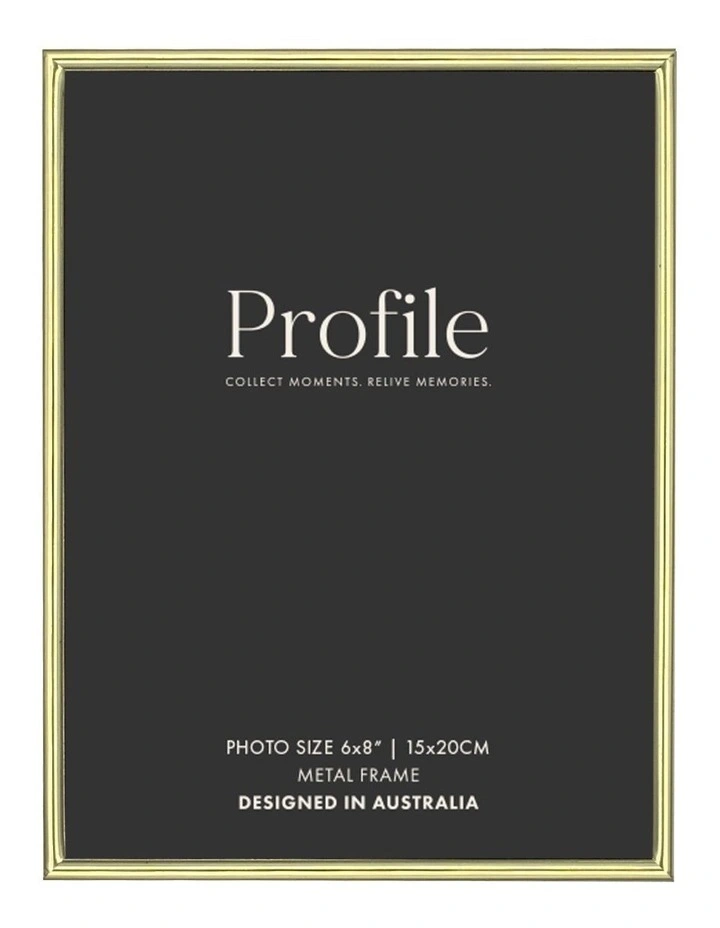 Habitat Metal Photo Frame 6x8in (2 Pack) in Gold image 6