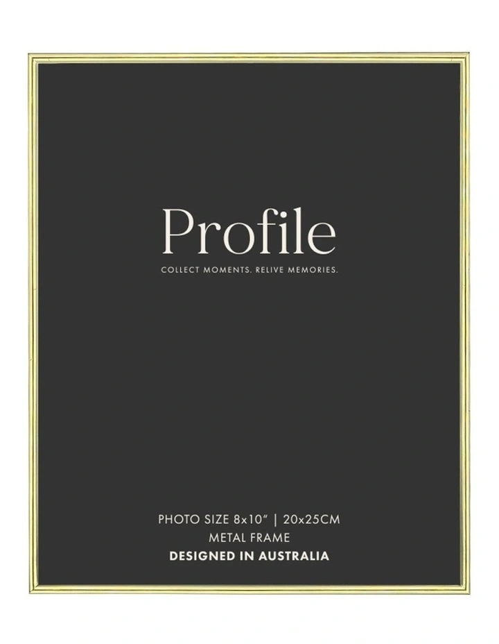 Habitat Metal Photo Frame 8x10in 2 Pack in Gold image 6