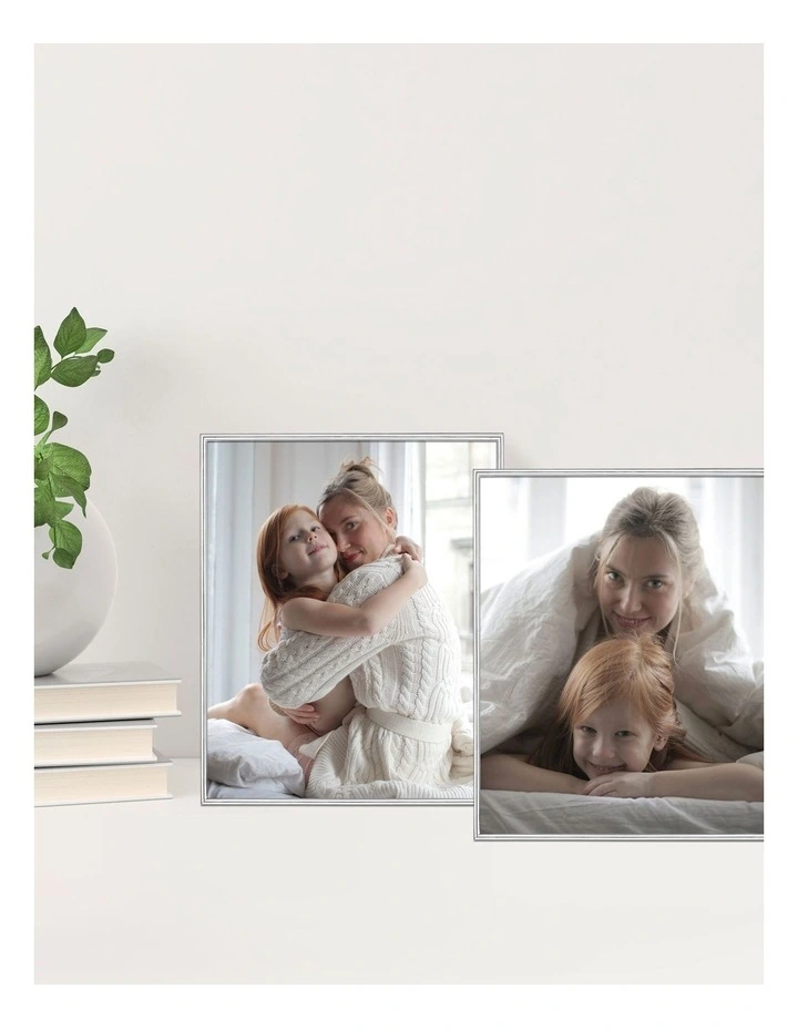 Habitat Metal Photo Frame 8x10in 2 Pack in Silver image 2