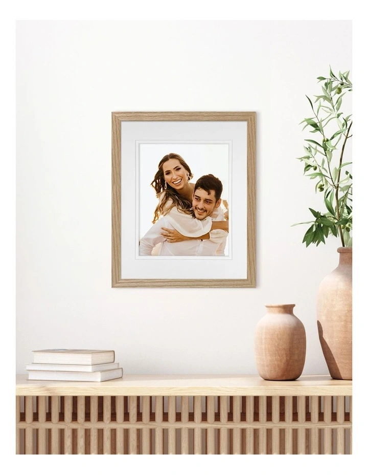 Australian Made Timber Photo Frame 11x14/8x10 3 Pack in Natural Oak image 2