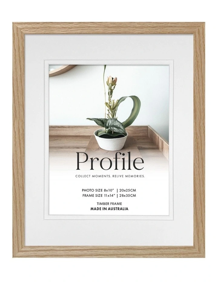 Australian Made Timber Photo Frame 11x14/8x10 3 Pack in Natural Oak image 4