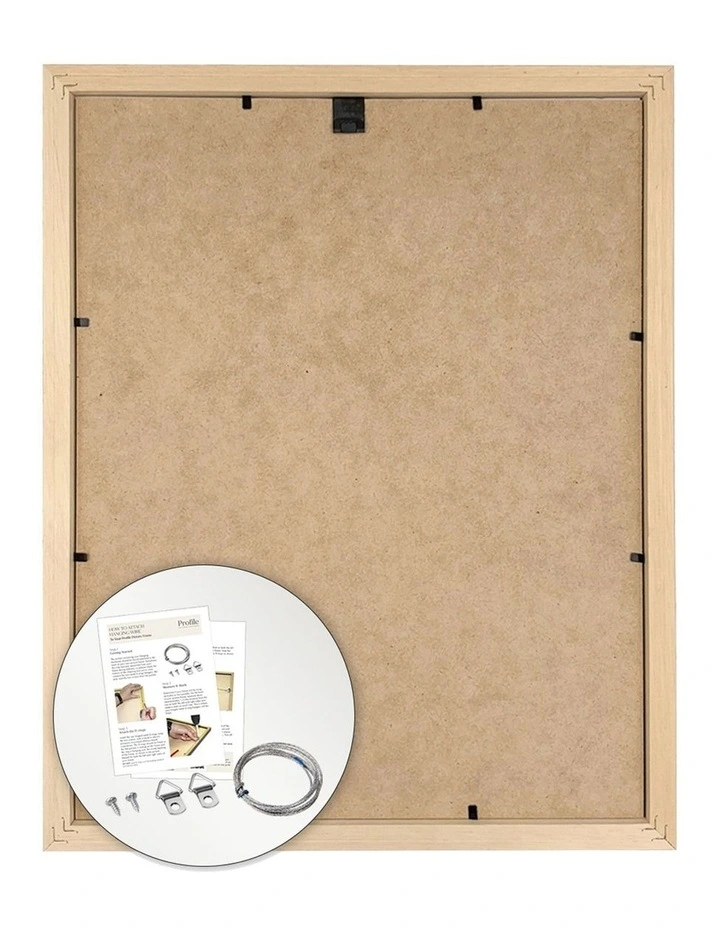Australian Made Timber Photo Frame 11x14/8x10 3 Pack in Natural Oak image 5
