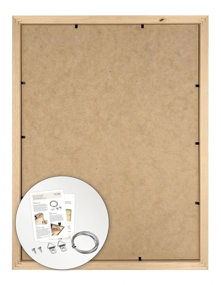 Australian Made Timber Photo Frame 12x16/8x12 3 Pack in Natural Oak image 5