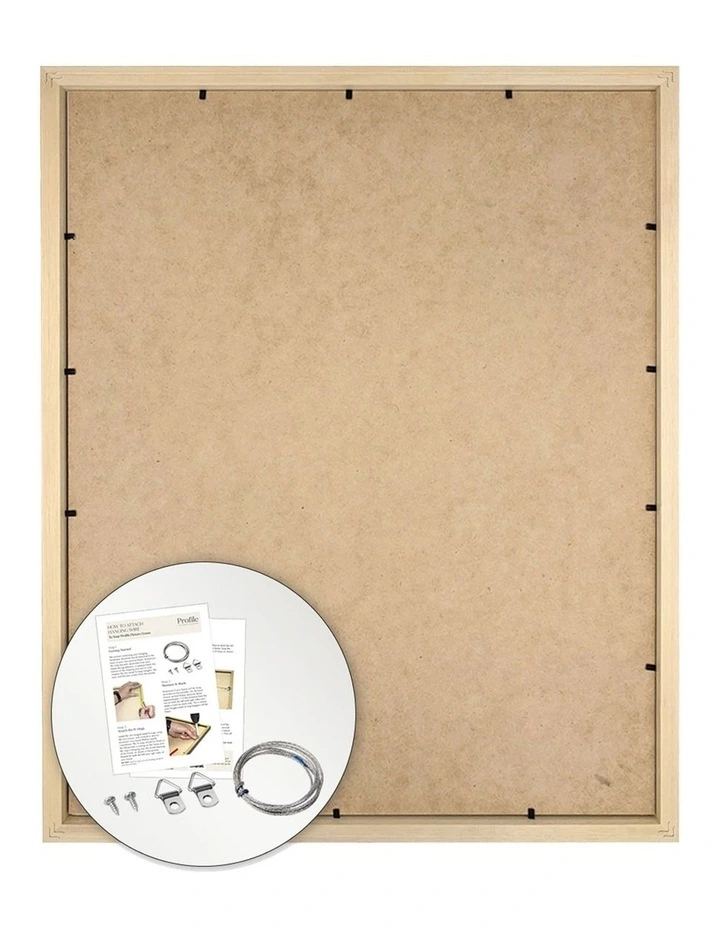 Australian Made Timber Photo Frame 16x20/12x16 3 Pack in Natural Oak image 5