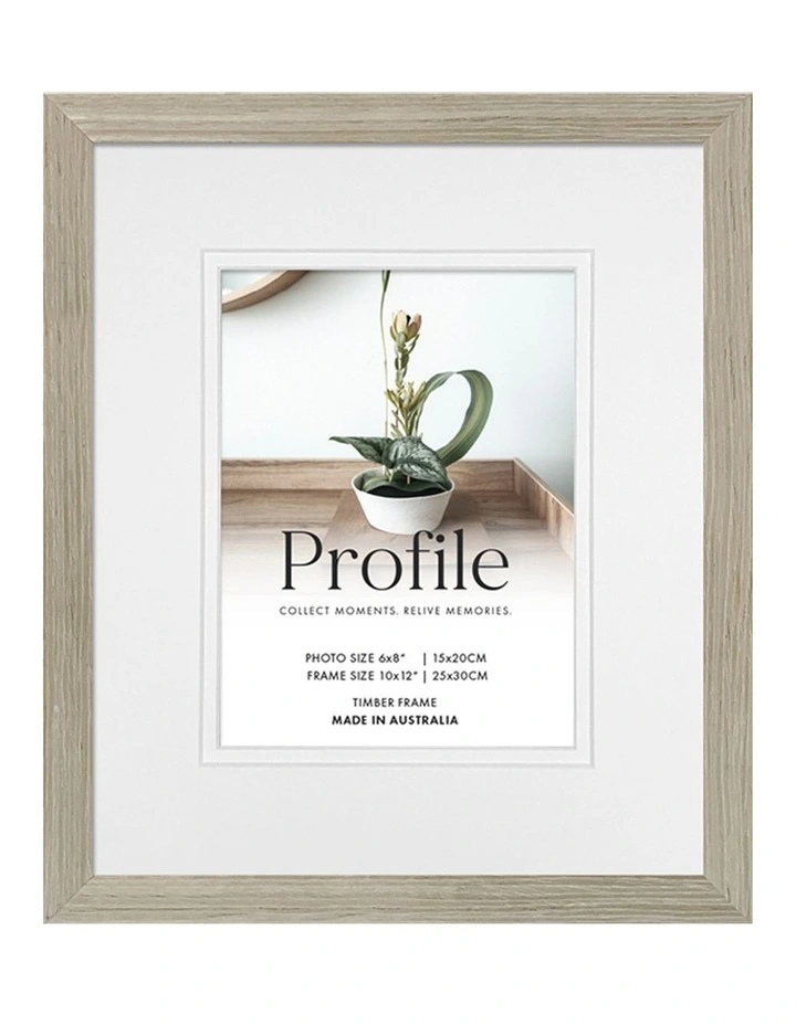 Australian Made Timber Photo Frame 8x10/6x8 (3 Pack) in Stone Ash image 4