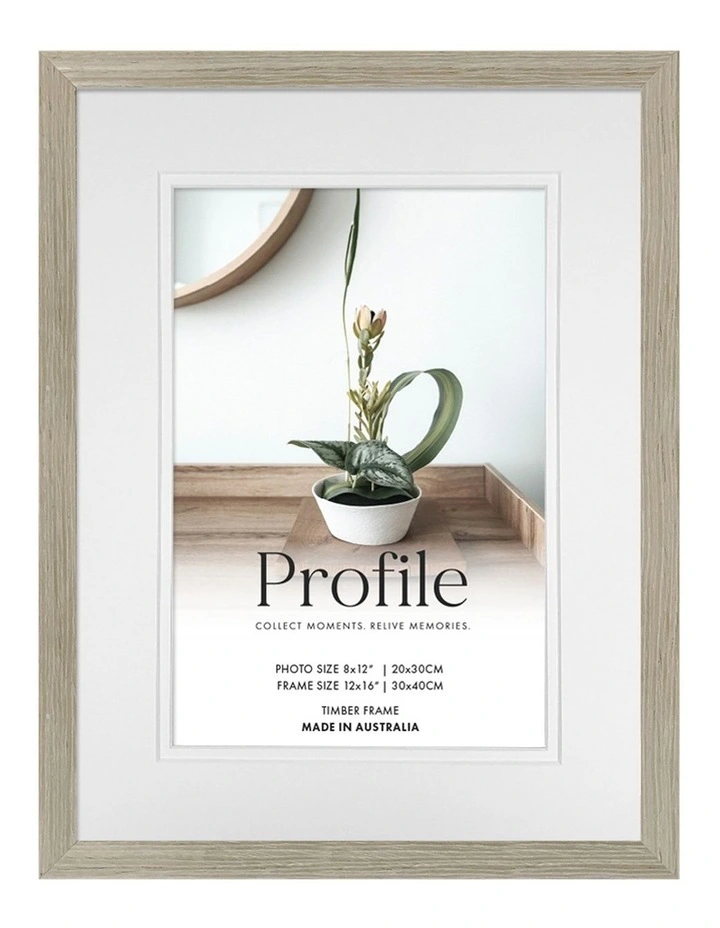 Australian Made Timber Photo Frame 3 Pack in Stone Ash image 4