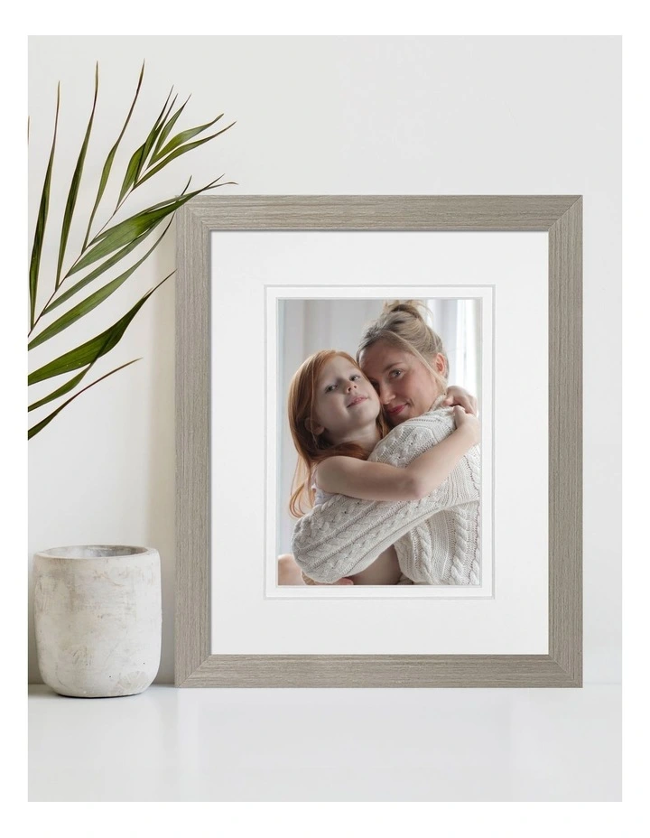 Australian Made Timber Photo Frame 3 Pack in Stone image 2