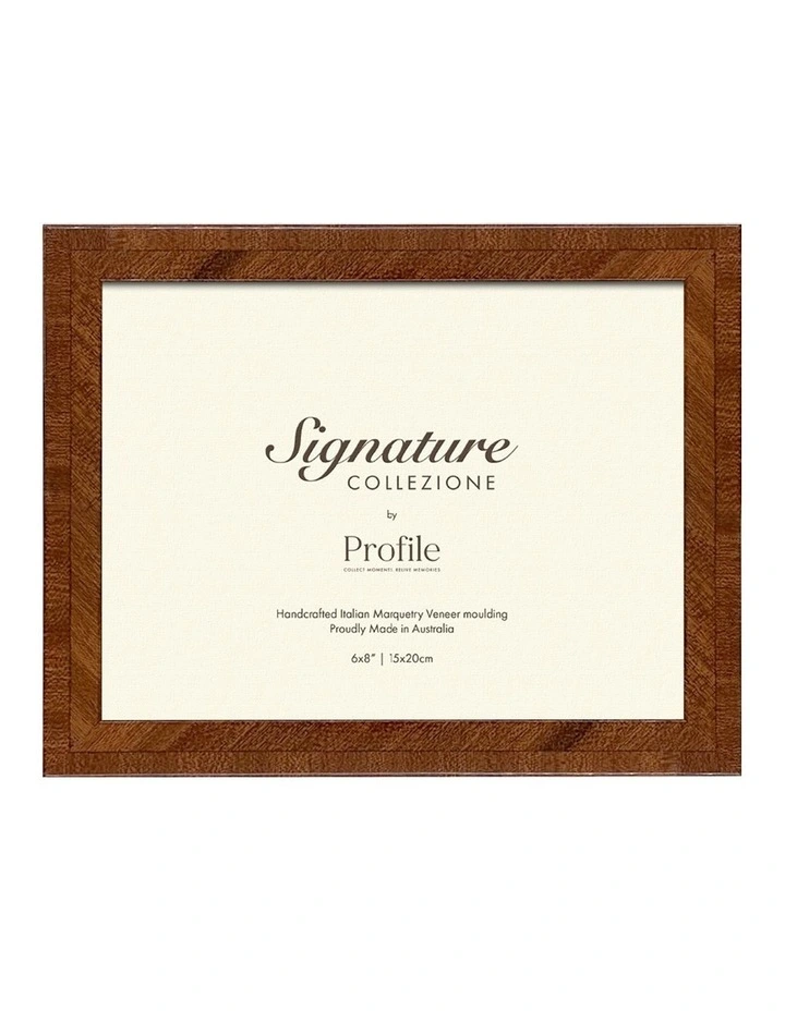 Australian Made Italian Veneer Frame 6x8 in Mahogany image 1