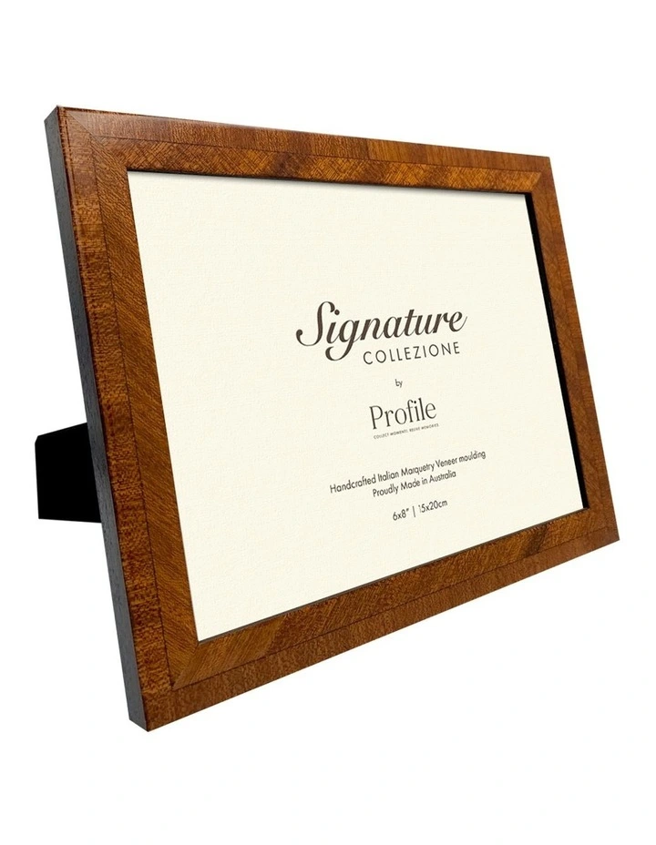 Australian Made Italian Veneer Frame 6x8 in Mahogany image 2