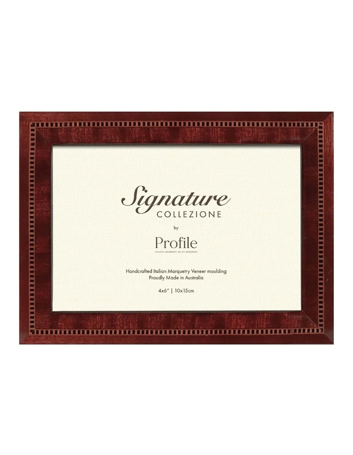 Australian Made Italian Veneer Frame 4x6 in Walnut image 1