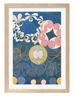 Australian Made Childhood No.1 Art Print Natural Frame