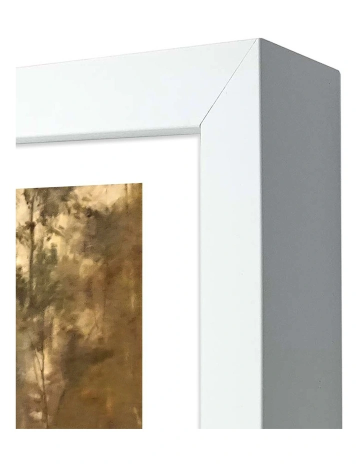 Australian Made Down on his Luck Art Print White Frame image 3