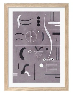 Australian Made Four Parts Art Print Natural Frame