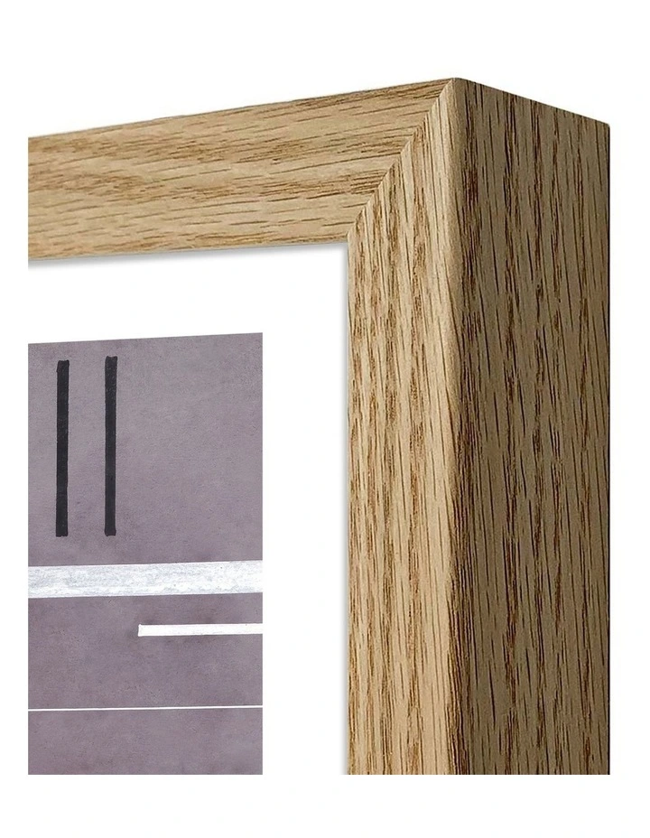 Australian Made Four Parts Art Print Natural Frame image 3