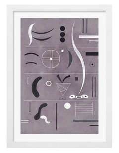 Australian Made Four Parts Art Print White Frame
