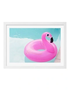 Australian Made Giving You The Eye Art Print White Frame
