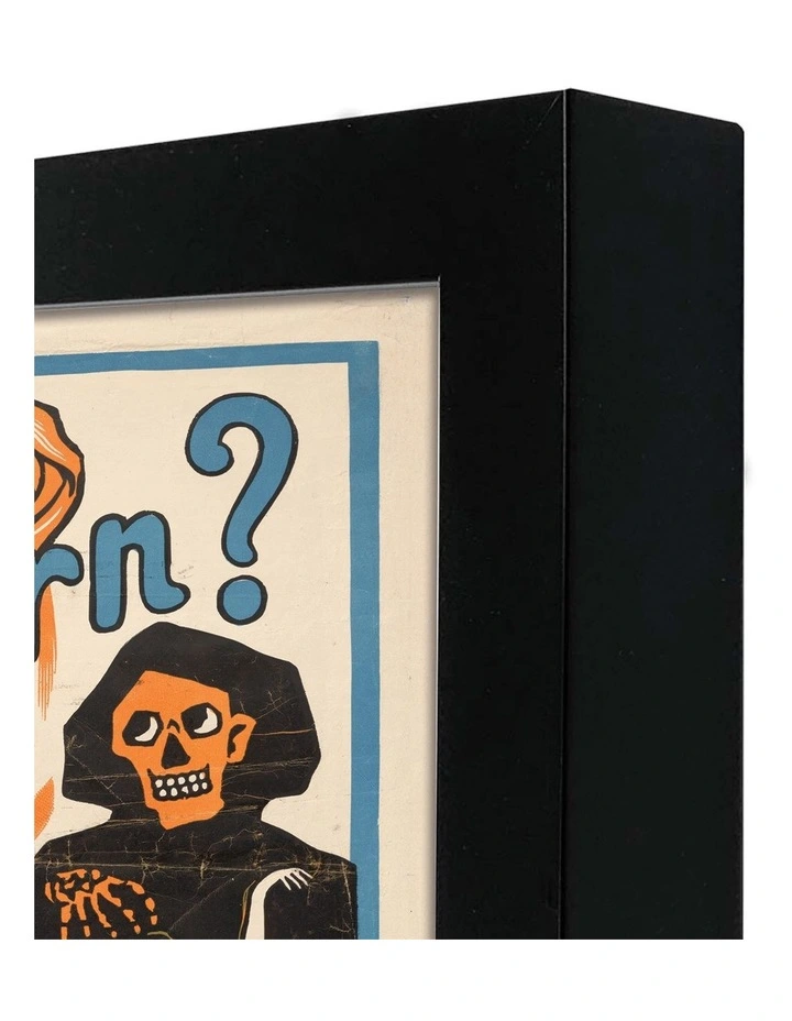 Australian Made Houdini-Do Spirits Return Vintage Art Poster Black Frame image 3