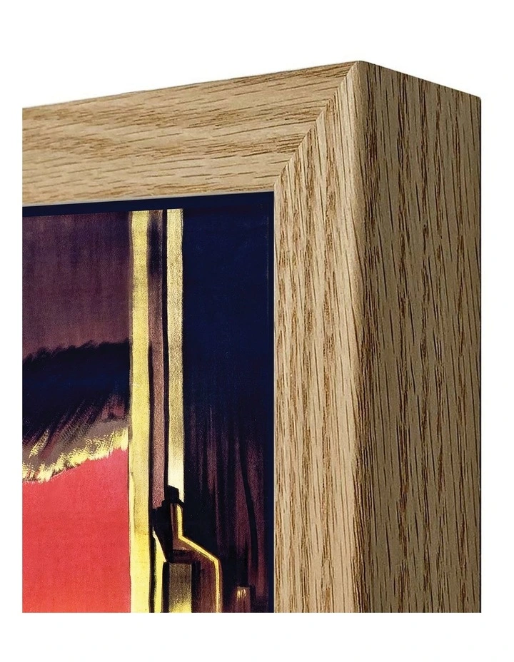 Australian Made King Kong Vintage Art Poster Natural Frame image 3