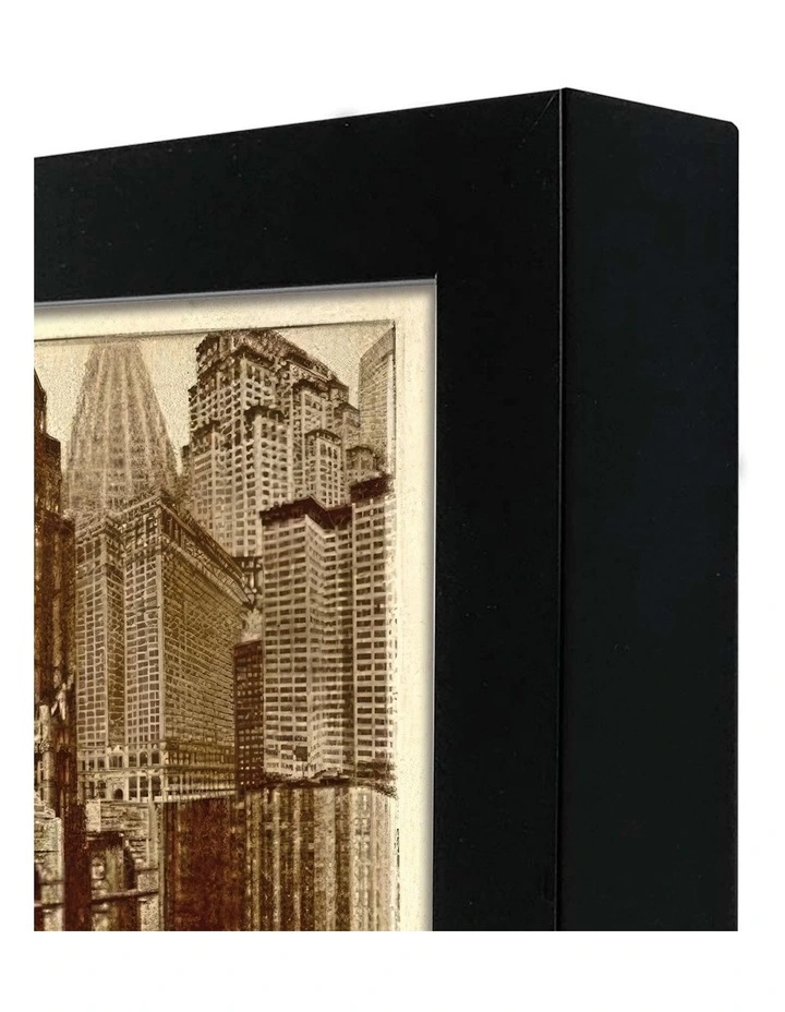 Australian Made Metropolis Vintage Art Poster Black Frame image 3