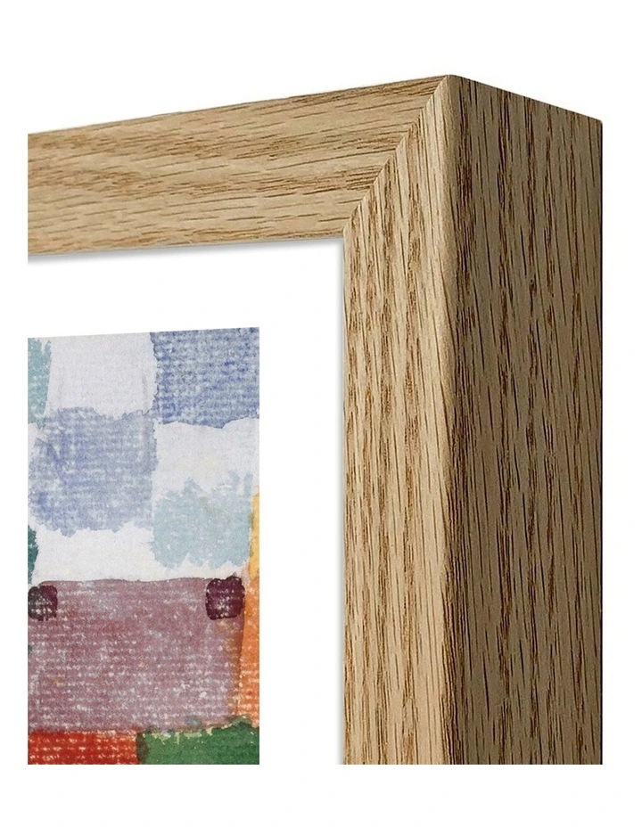 Australian Made Motif from Hammamet Art Print Natural Frame image 3