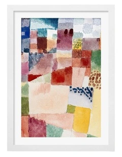 Australian Made Motif from Hammamet Art Print White Frame