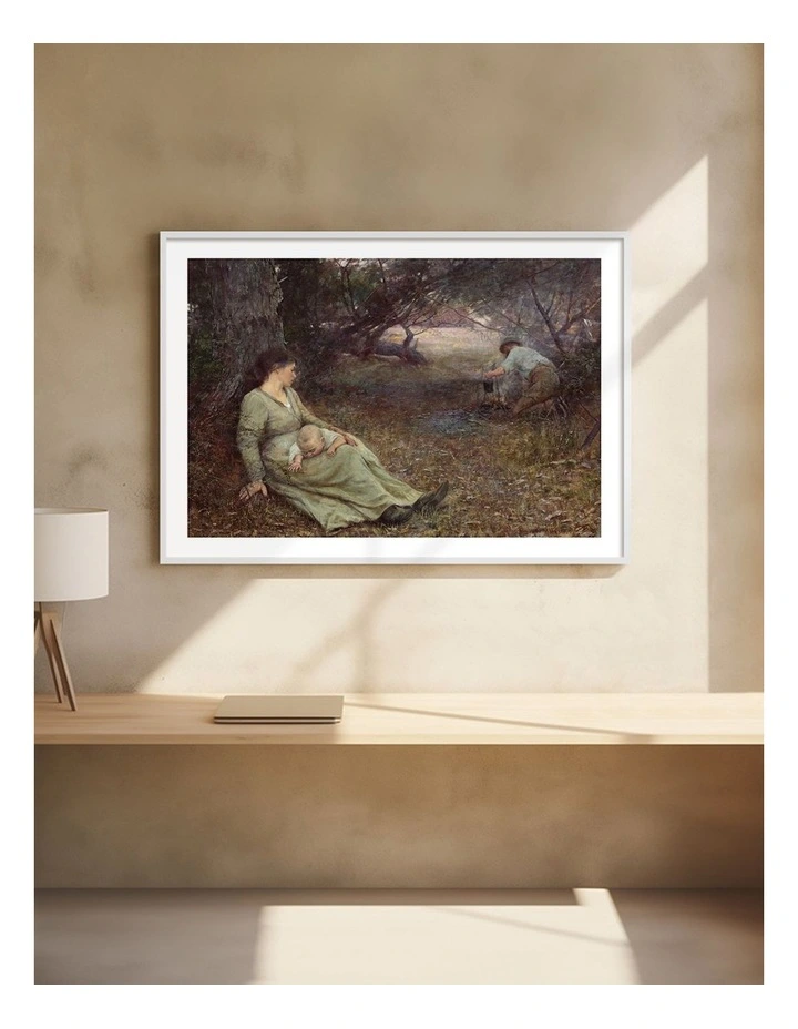 Australian Made On the Wallaby Track Art Print White Frame image 2