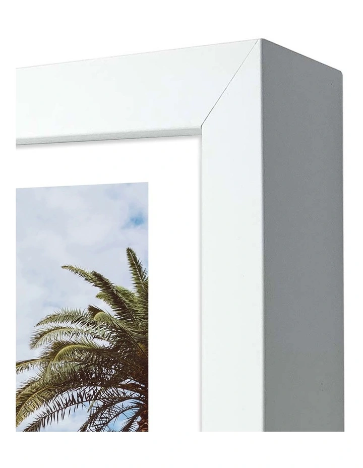 Australian Made Palm Springs Pool 7 Art Print White Frame image 3