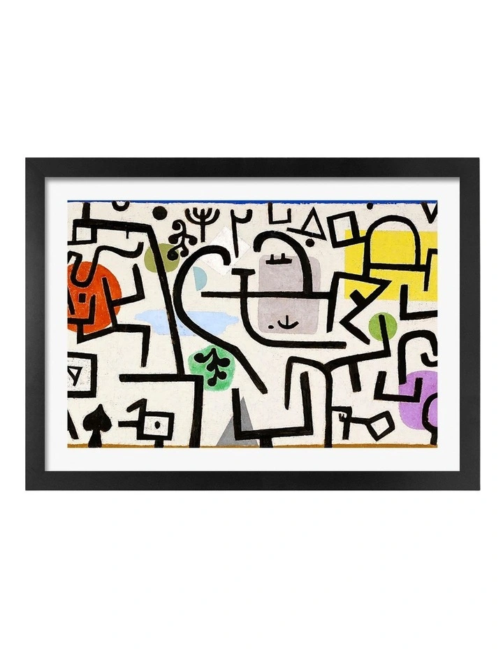 Australian Made Rich Port Art Print Black Frame image 1