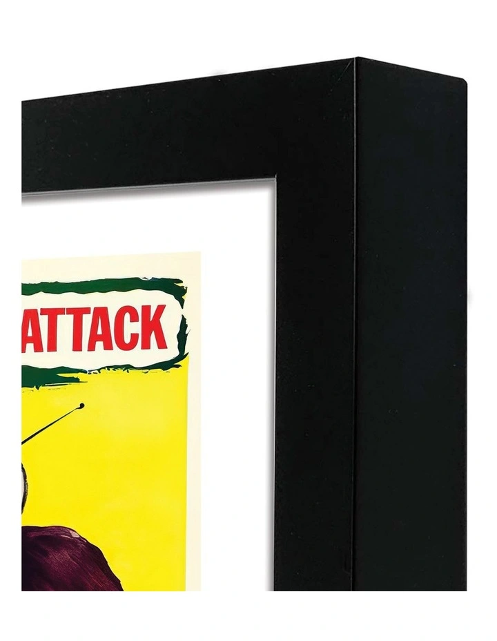 Australian Made Robot Monster Vintage Art Poster Black Frame image 3