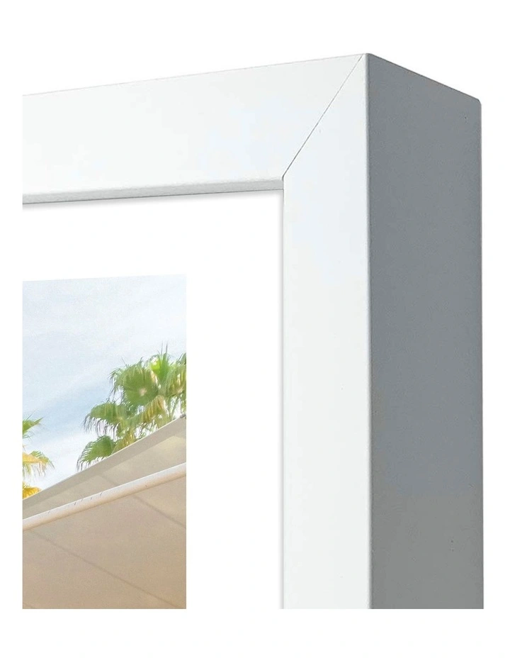 Australian Made Saguaro Poolside Art Print White Frame image 3