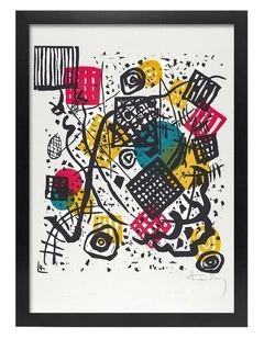 Australian Made Small Worlds V Art Print Black Frame