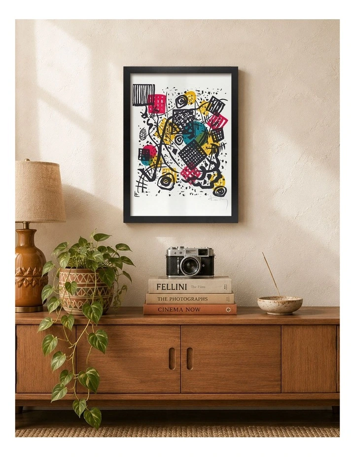 Australian Made Small Worlds V Art Print Black Frame image 2