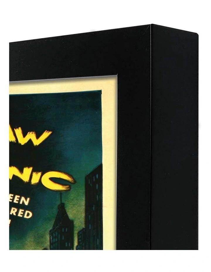 Australian Made Target Earth Vintage Art Poster Black Frame image 3