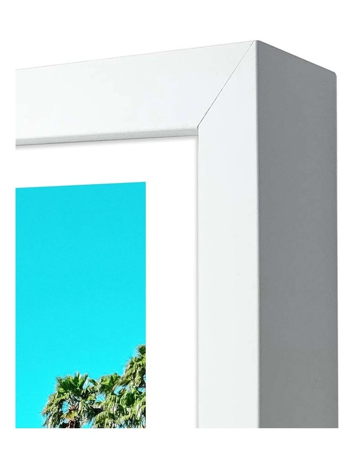 Australian Made Teal Thunderbird Art Print White Frame image 3
